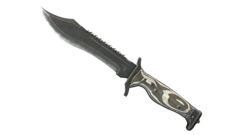 ★ Bowie Knife | Black Laminate (Well-Worn)