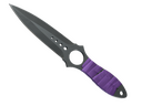 Skeleton Knife | Ultraviolet (Minimal Wear)