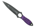 StatTrak™ Skeleton Knife | Ultraviolet (Battle-Scarred)
