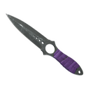 ★ Skeleton Knife | Ultraviolet (Battle-Scarred)