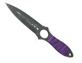 ★ Skeleton Knife | Ultraviolet (Battle-Scarred)