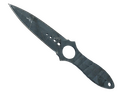 StatTrak™ Skeleton Knife | Night Stripe (Battle-Scarred)