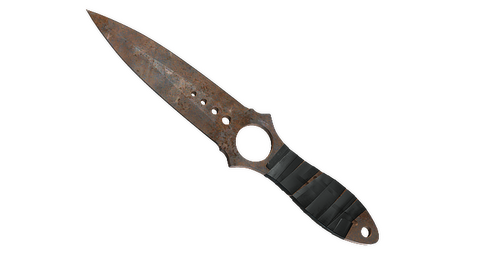 ★ Skeleton Knife | Rust Coat (Battle-Scarred)