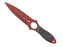 Skeleton Knife | Crimson Web (Minimal Wear)