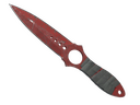 Skeleton Knife | Crimson Web (Battle-Scarred)