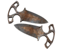 Shadow Daggers | Rust Coat (Battle-Scarred)