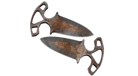 ★ StatTrak™ Shadow Daggers | Rust Coat (Battle-Scarred)