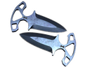 Shadow Daggers | Blue Steel (Battle-Scarred)