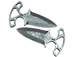 ★ Shadow Daggers | Damascus Steel (Battle-Scarred)