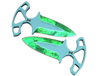 ★ StatTrak™ Shadow Daggers | Gamma Doppler Emerald (Factory New)