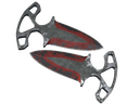 Shadow Daggers | Crimson Web (Battle-Scarred)