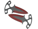 Shadow Daggers | Crimson Web (Well-Worn)