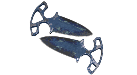 ★ Shadow Daggers | Bright Water (Battle-Scarred)