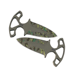 ★ Shadow Daggers | Boreal Forest (Well-Worn)