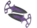 Shadow Daggers | Ultraviolet (Battle-Scarred)