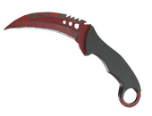 ★ Talon Knife | Crimson Web (Well-Worn)