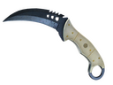 Talon Knife | Blue Steel (Battle-Scarred)