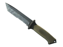 StatTrak™ Ursus Knife | Damascus Steel (Battle-Scarred)