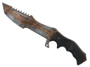 Huntsman Knife | Rust Coat (Battle-Scarred)