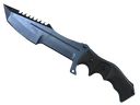 Huntsman Knife | Blue Steel (Battle-Scarred)
