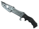 Huntsman Knife | Damascus Steel (Battle-Scarred)