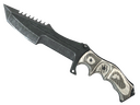 StatTrak™ Huntsman Knife | Black Laminate (Minimal Wear)