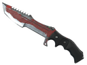 StatTrak™ Huntsman Knife | Crimson Web (Battle-Scarred)
