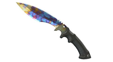 ★ Kukri Knife | Case Hardened (Well-Worn)