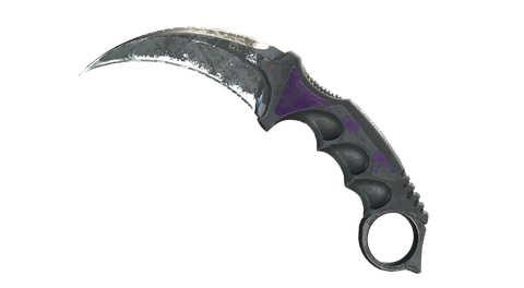 ★ StatTrak™ Karambit | Ultraviolet (Battle-Scarred)