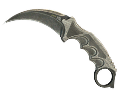 ★ Karambit | Black Laminate (Battle-Scarred)