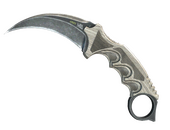 ★ StatTrak™ Karambit | Black Laminate (Minimal Wear)