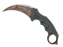 StatTrak™ Karambit | Rust Coat (Battle-Scarred)