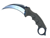 ★ Karambit | Blue Steel (Well-Worn)