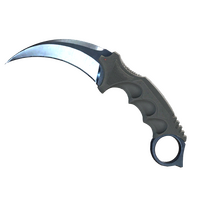 ★ StatTrak™ Karambit | Blue Steel (Minimal Wear)