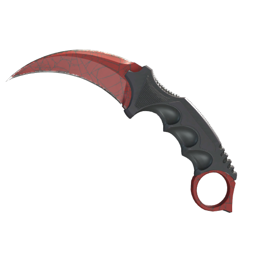 ★ Karambit | Crimson Web (Minimal Wear)