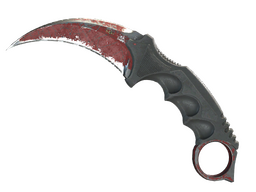 ★ Karambit | Crimson Web (Battle-Scarred)