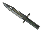 ★ StatTrak™ Штык-нож M9 | Пиксельный камуфляж «Лес» (Закалённое в боях)