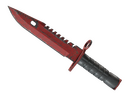 StatTrak™ M9 Bayonet | Crimson Web (Well-Worn)