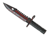 ★ M9 Bayonet | Crimson Web (Battle-Scarred)