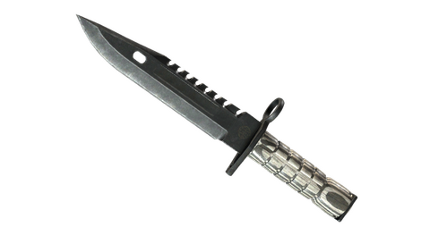 ★ StatTrak™ M9 Bayonet | Black Laminate (Well-Worn)