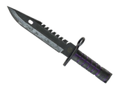 ★ StatTrak™ M9 Bayonet | Ultraviolet (Battle-Scarred)