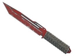 ★ Paracord Knife | Crimson Web (Battle-Scarred)
