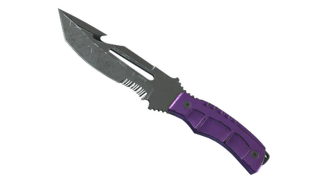 ★ Survival Knife | Ultraviolet (Battle-Scarred)