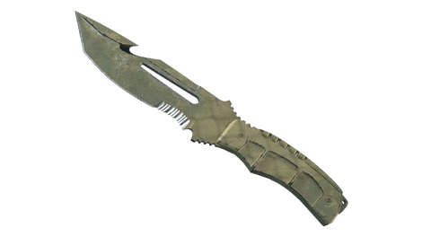 ★ StatTrak™ Survival Knife | Safari Mesh (Battle-Scarred)
