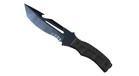 ★ Survival Knife | Blue Steel (Well-Worn)