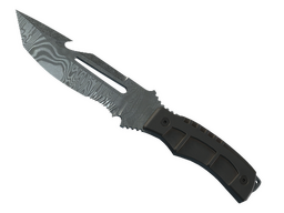 ★ Survival Knife | Damascus Steel (Battle-Scarred)