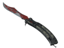Butterfly Knife | Crimson Web (Battle-Scarred)