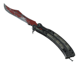 ★ Butterfly Knife | Crimson Web (Battle-Scarred)