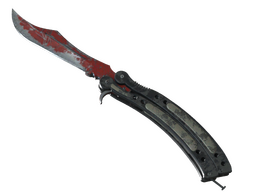 ★ Butterfly Knife | Crimson Web (Battle-Scarred)