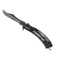 ★ Butterfly Knife | Black Laminate (Factory New)